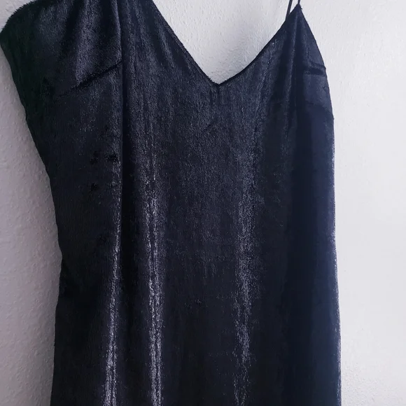 Topshop Glitter Velvet Slip Mini Dress New With Tags - Picture 4 of 10